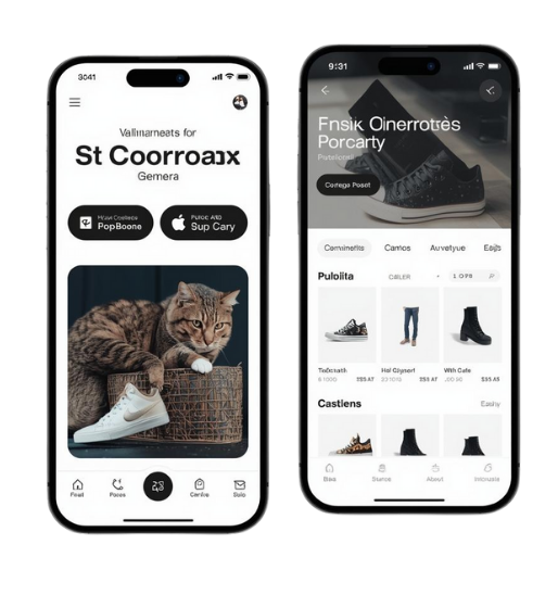 e-com website mobile version